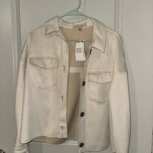 Suede Cream Philosophy Jacket